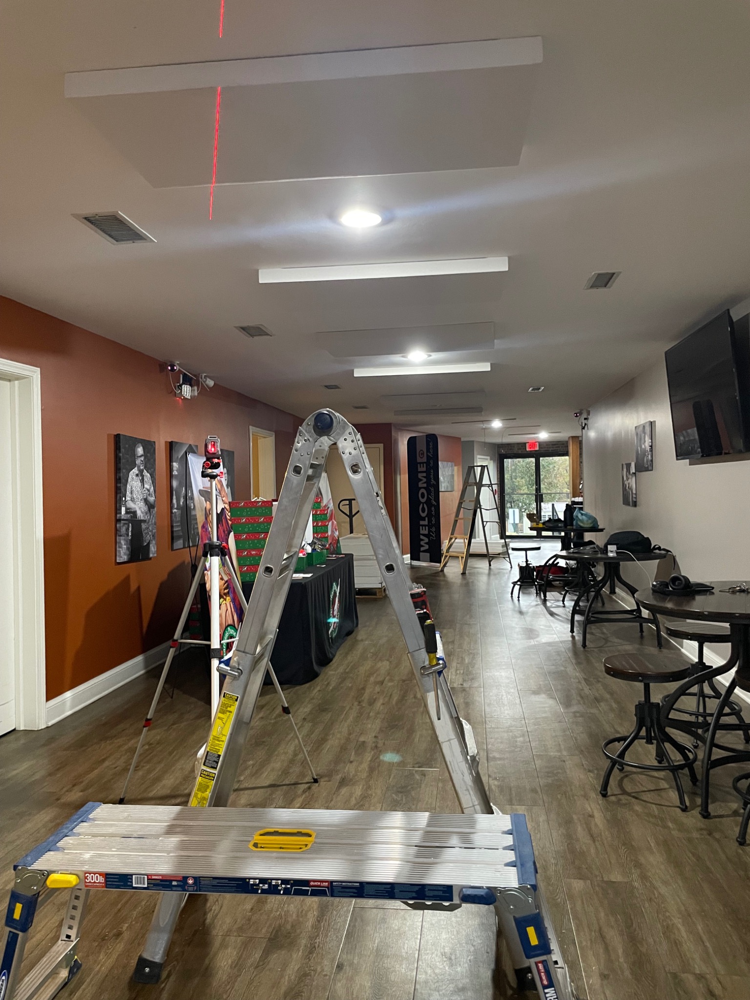 CSIC hallway acoustic treatment